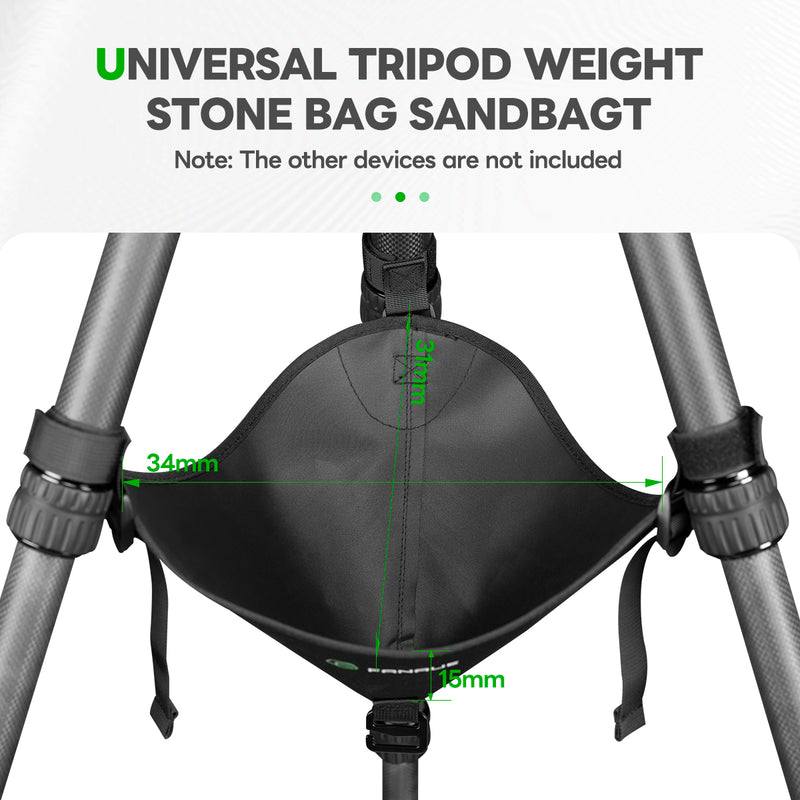 Load image into Gallery viewer, FANAUE TS-01 Tripod Stone Bag, Fit for Most Tripods, Iight Stand Sandbag
