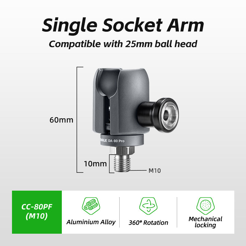 Load image into Gallery viewer, FANAUE Single Socket Arm Fit 25mm Ball Compatible with RAM mount 1"Ball
