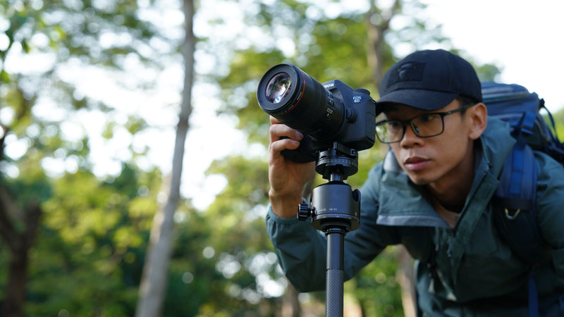 Load image into Gallery viewer, FANAUE XB-55T Precision Rotation Scale Panoramic Ball Head With Arca Quick Release Plate Precision Rotation Scale For Shooting Hunting photography (Load 30KG))
