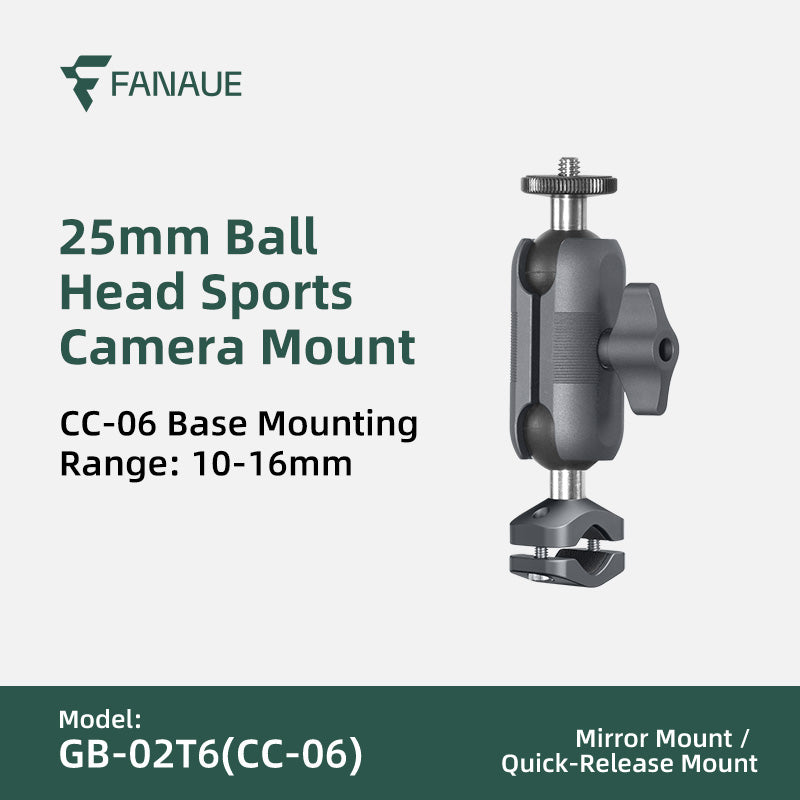 Load image into Gallery viewer, FANAUE GB-02T Action Camera Mount / Universal Action Camera Holder
