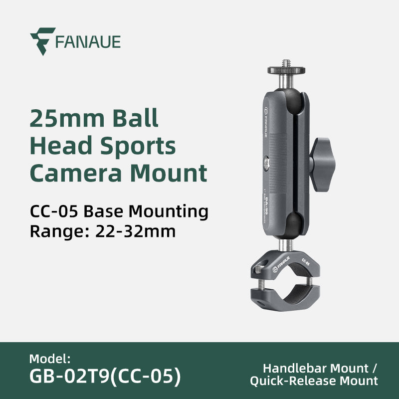Load image into Gallery viewer, FANAUE GB-02T Action Camera Mount / Universal Action Camera Holder
