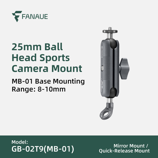 FANAUE GB-02T Action Camera Mount / Universal Action Camera Holder