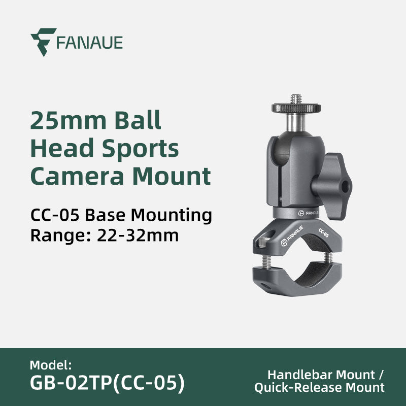 Load image into Gallery viewer, FANAUE GB-02T Action Camera Mount / Universal Action Camera Holder
