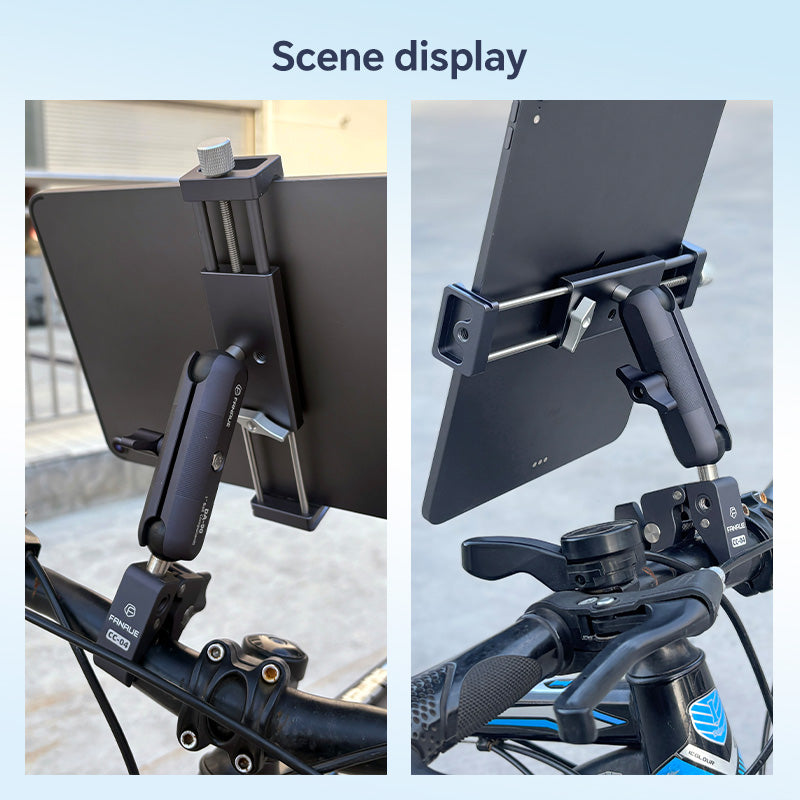 Load image into Gallery viewer, FANAUE Tablet mount for Motorcycle Compatible With  Width Of The Ipad 95-225mm
