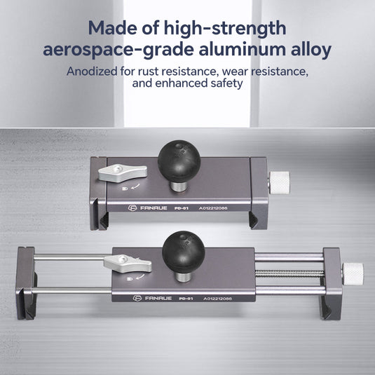 FANAUE Tablet mount for Motorcycle Compatible With  Width Of The Ipad 95-225mm