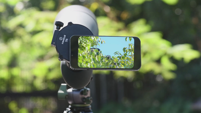 Load and play video in Gallery viewer, FANAUE Smartphone Digiscoping Adapter with Magnetic Mount For for Binoculars and Spotting Scope

