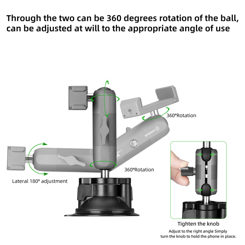Load image into Gallery viewer, FANAUE Cell Phone Holder for Car with Twist-Lock Suction Cup
