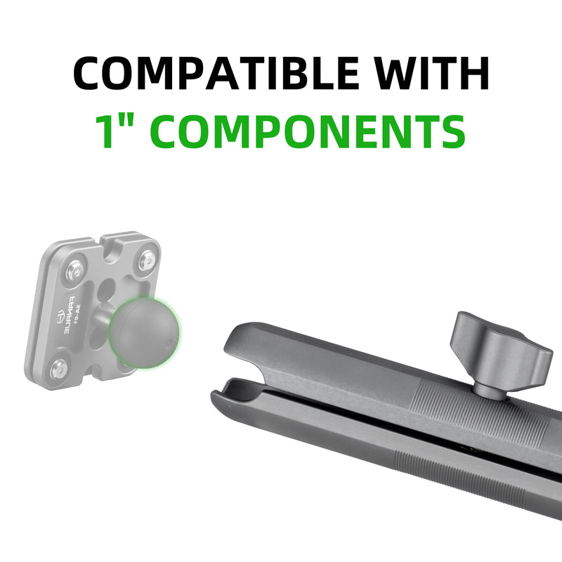 Load image into Gallery viewer, FANAUE Aluminum Alloy Double Socket Arm Compatible With 1inch Balll
