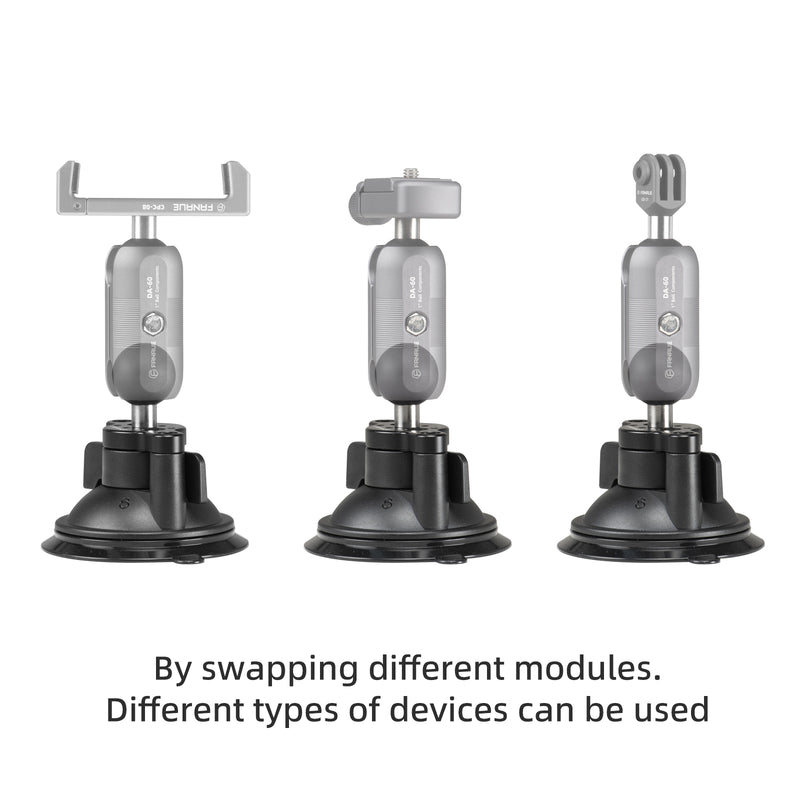 Load image into Gallery viewer, FANAUE Mount Twist-Lock Suction Cup Base with Vehicle Windshields SC-01 B Size 1" Ball for RAM Mounts
