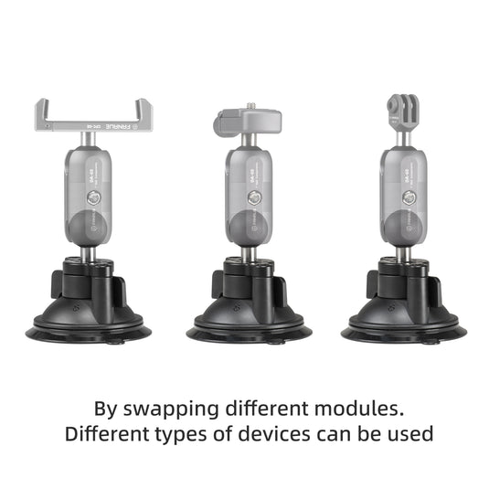 FANAUE Mount Twist-Lock Suction Cup Base with Vehicle Windshields SC-01 B Size 1" Ball for RAM Mounts