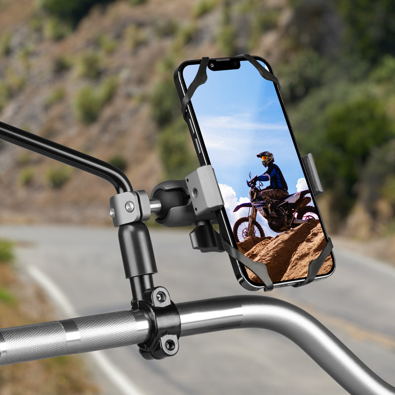 Load image into Gallery viewer, FANAUE CC-06 Rearview Mirror Clip with B Size 1" Ball For RAM MOUNTS
