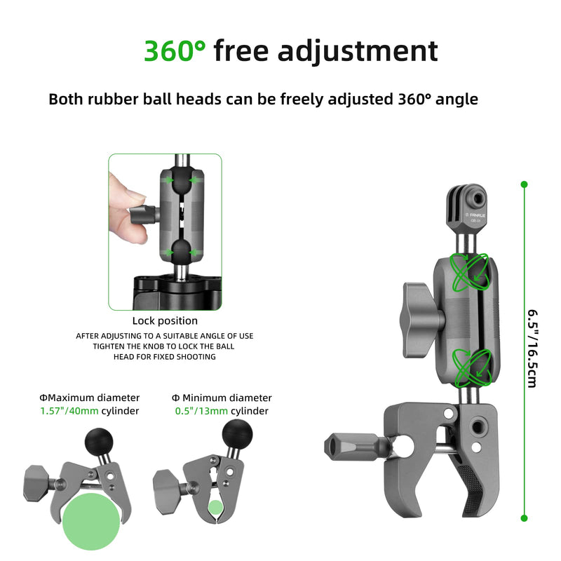 Load image into Gallery viewer, FANAUE CC-04 Strong Rod Clamp with DA-60 Double Socket Arm
