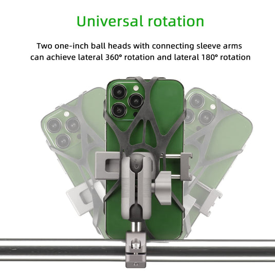 FANAUE CC-05 Motorcycle Phone Mount Handlebar Clip