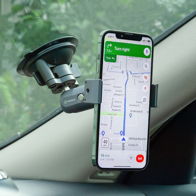 Load image into Gallery viewer, FANAUE Cell Phone Holder for Car with Twist-Lock Suction Cup
