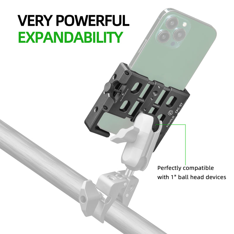 Load image into Gallery viewer, FANAUE CPC-07 Smartphone Holder with Detachable 1" Ball Head
