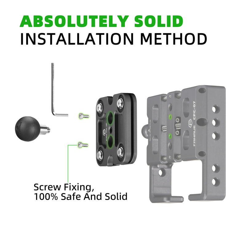 Load image into Gallery viewer, FANAUE SA-01 Mobile Phone Mount Shock Absorber with Detachable 1" Ball Head
